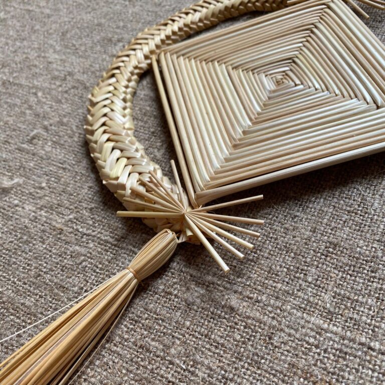 Corn Dolly Wheat Weaver Carol Partridge Tinsmiths Ledbury