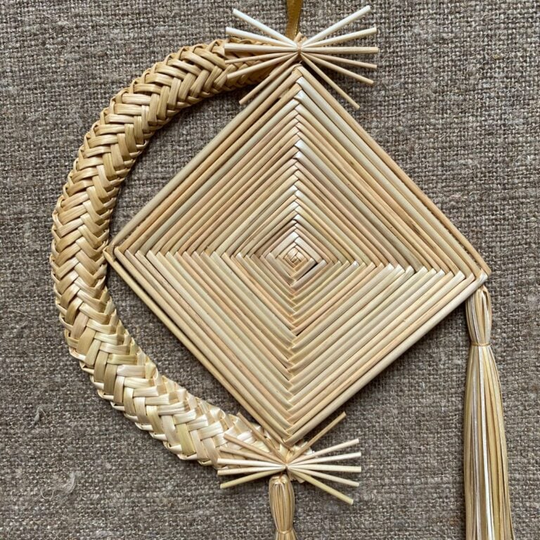 Corn Dolly Wheat Weaver Carol Partridge Tinsmiths Ledbury