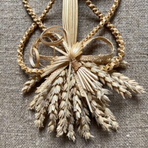 Corn Dolly Wheat Weaver Carol Partridge Tinsmiths Ledbury