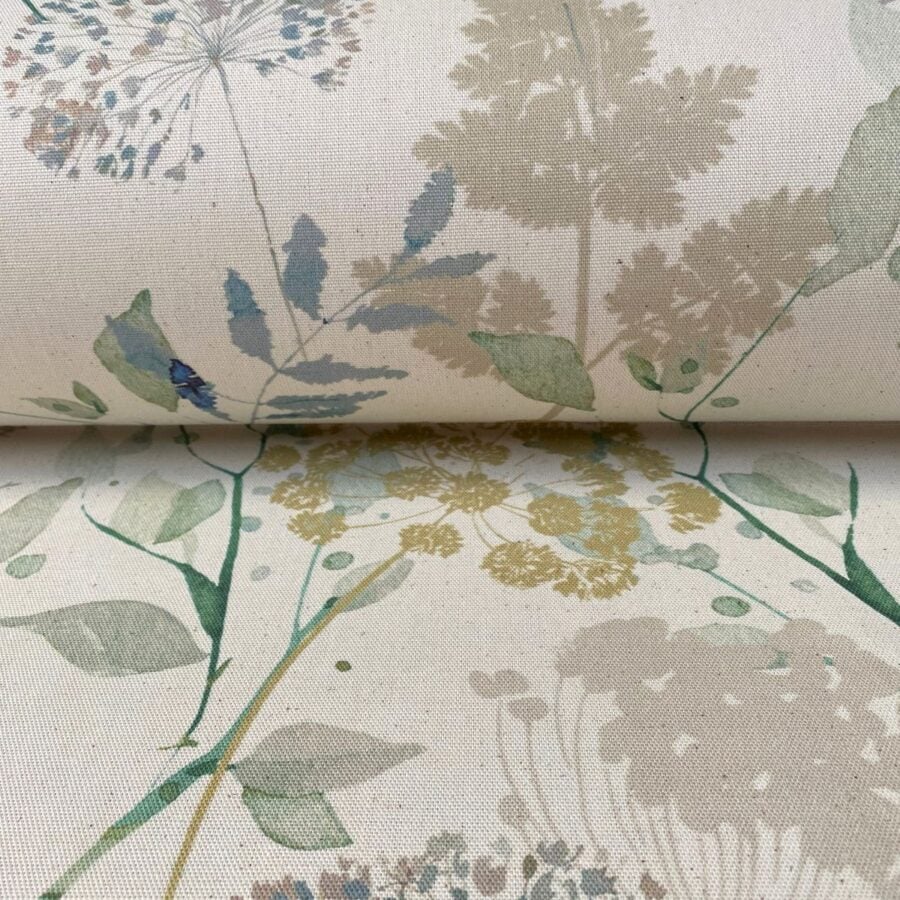 Cottage Garden Duckegg and Gold - Image 3