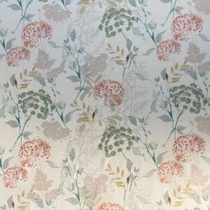 Cottage Garden Teal and Pink - Image 2