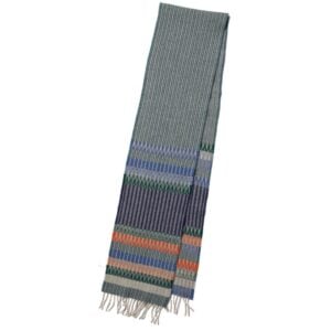 Lambswool Scarf - Edera Mid Blue - Image 5
