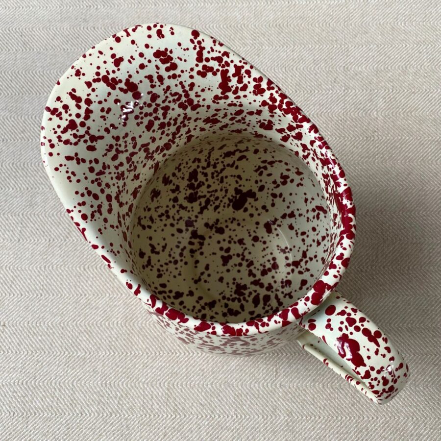 Enamelware Pitcher Splatterware Crow Canyon Tinsmiths Ledbury