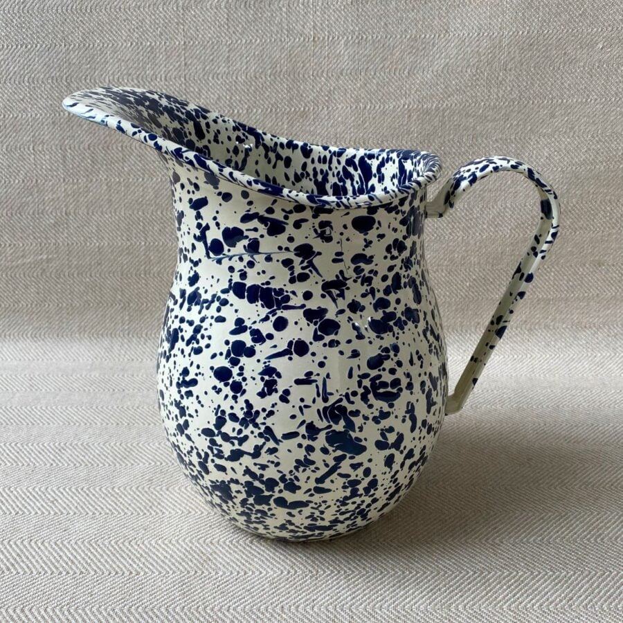 Enamelware Splatter Pitcher Tinsmiths Ledbury