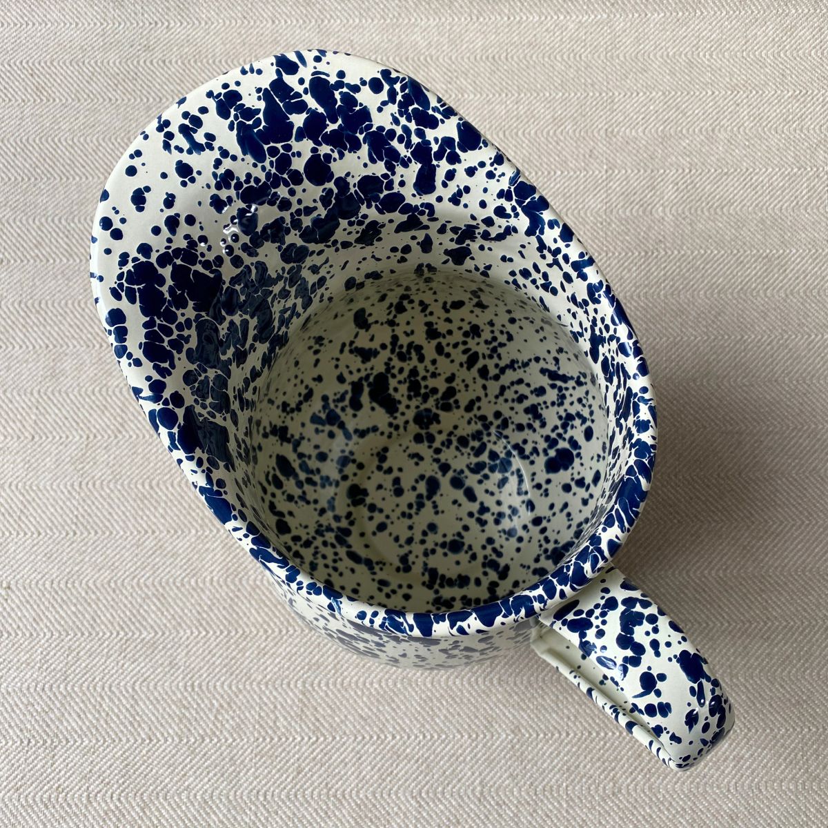 Enamelware Pitcher - Navy - Image 3