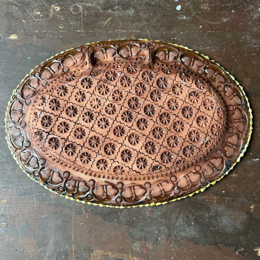 Sophy Mackeith Feathered Platter SMPF5 - Image 3