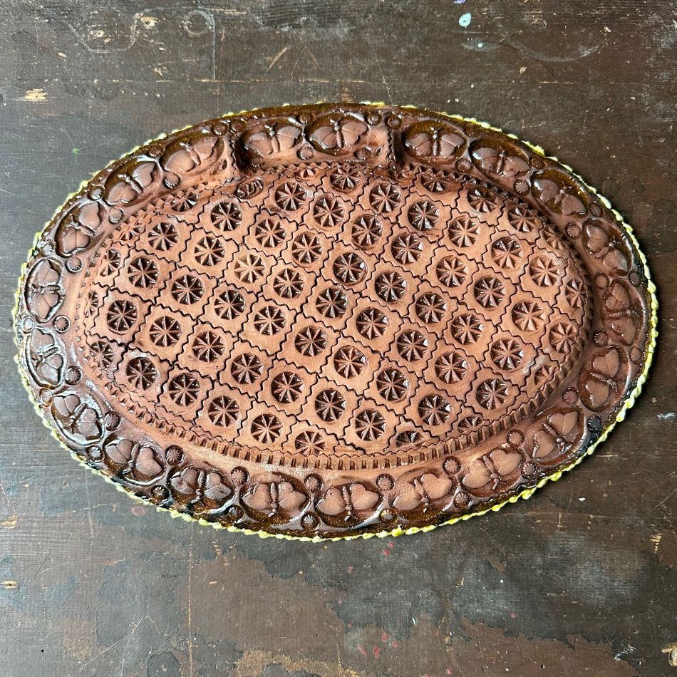 Sophy Mackeith Feathered Platter SMPF5 - Image 3
