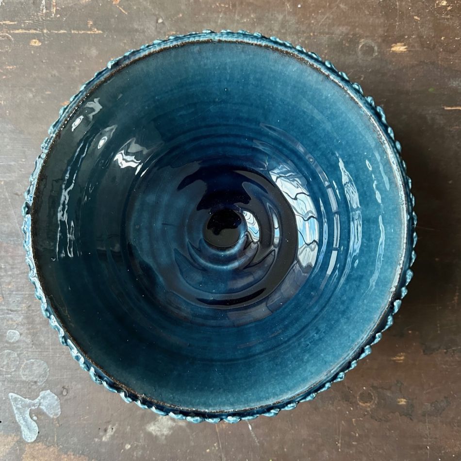 French Pottery Fruit Bowl