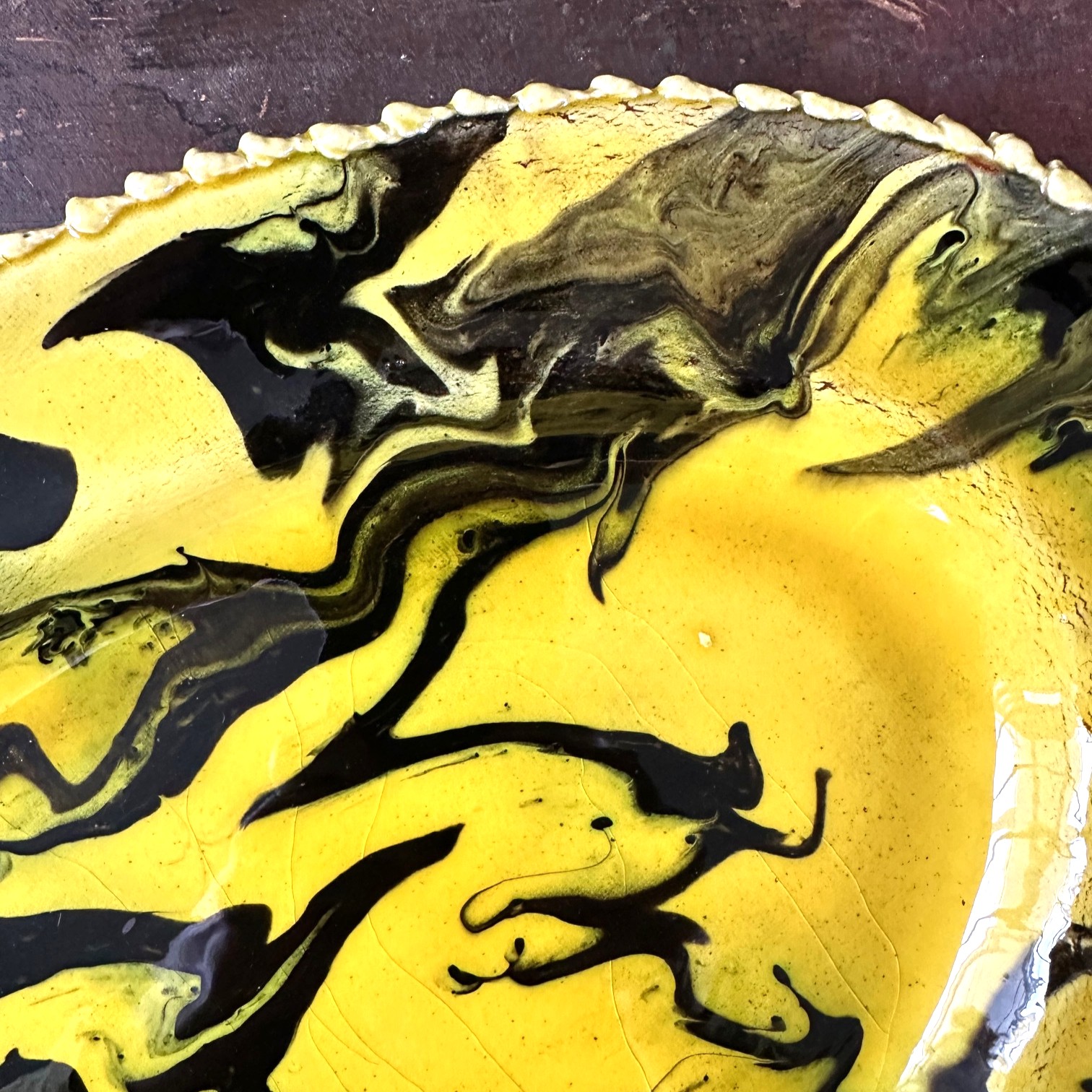 Sophy Mackeith Marbled platter SMMP2 - Image 2
