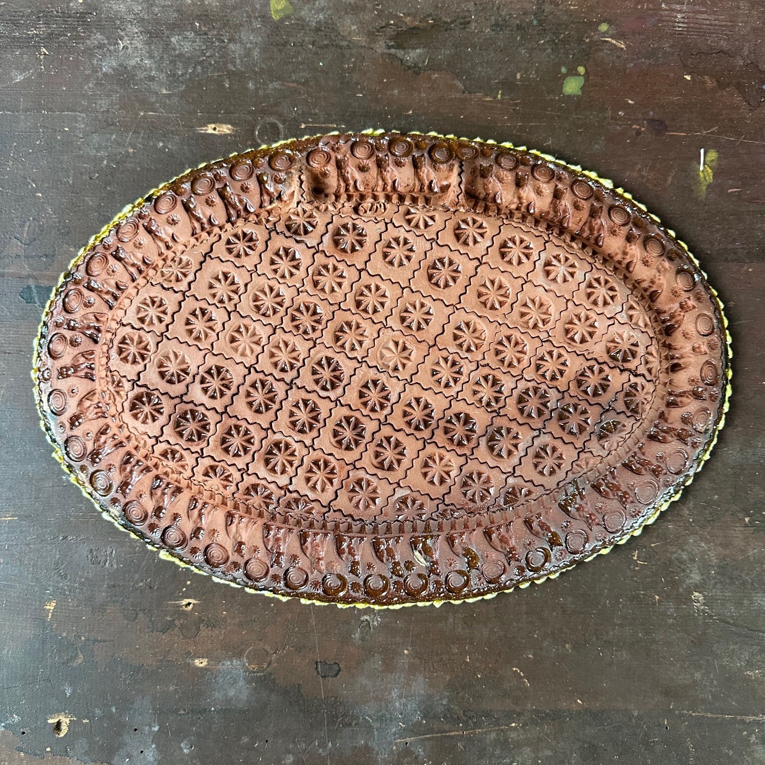Sophy Mackeith Marbled platter SMMP2 - Image 3