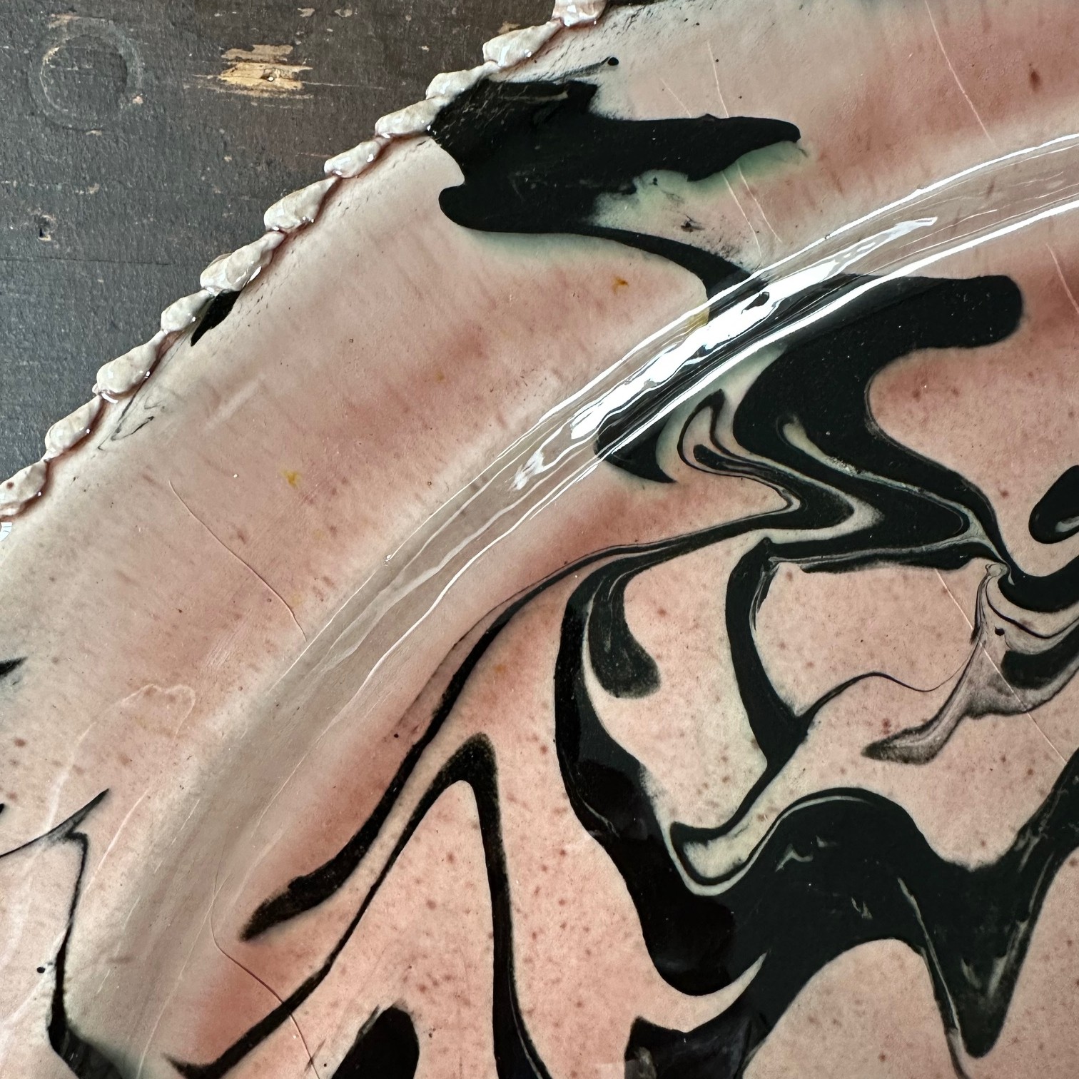Sophy Mackeith Marbled platter SMMP3 - Image 2