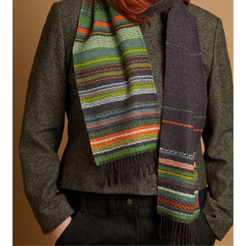 Lambswool Scarf - Lavanda Green - Image 2