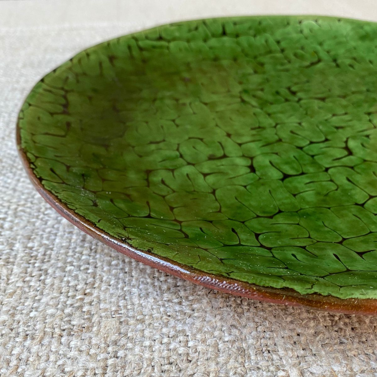 Patia Davis Dinner Plate - Green PTDP2 - Image 2