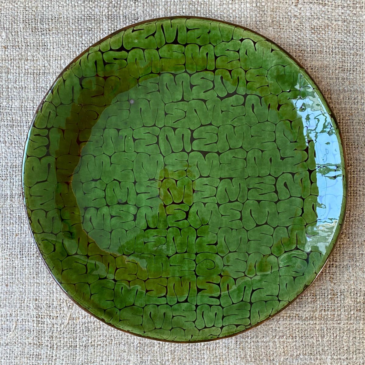 Patia Davis Dinner Plate - Green PTDP2 - Image 3