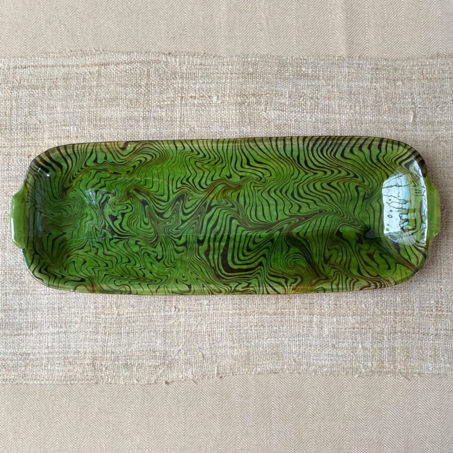 Patia Davis Wide Platter - Green PTWO - Image 2