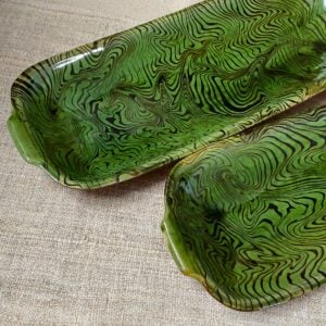 Patia Davis Wide Platter - Green PTWO - Image 3