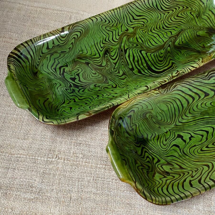 Patia Davis Wide Platter - Green PTWO - Image 3
