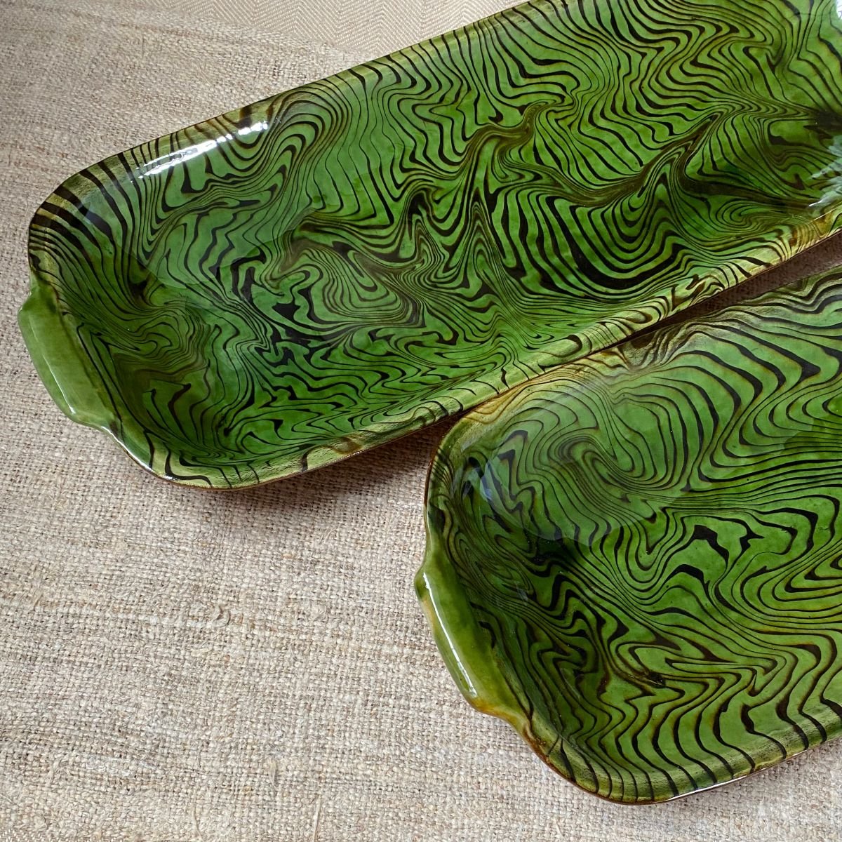 Patia Davis Wide Platter - Green PTWO - Image 3