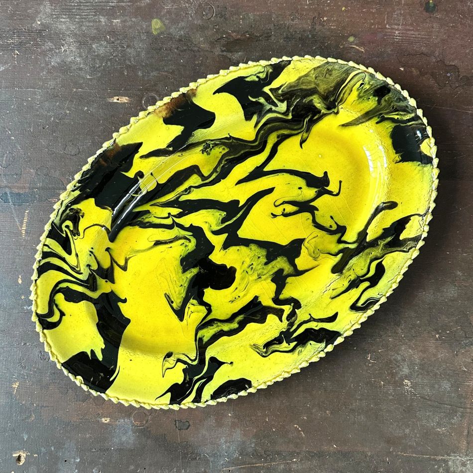 French Marbled Pottery