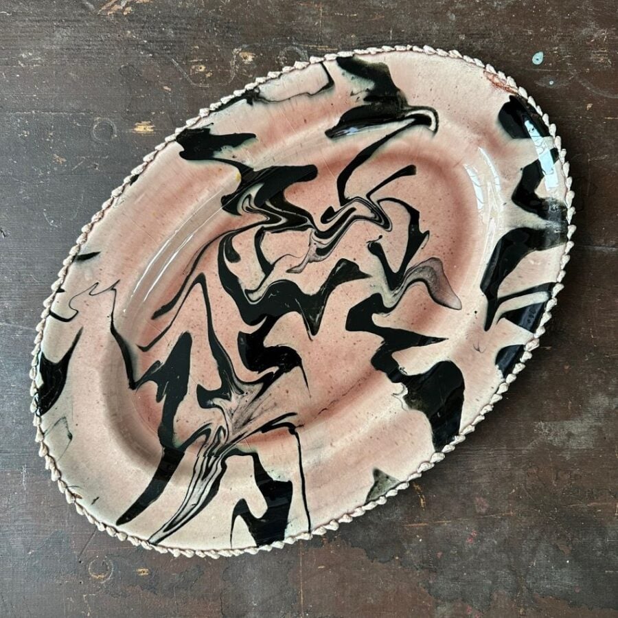 French Marbled Pottery