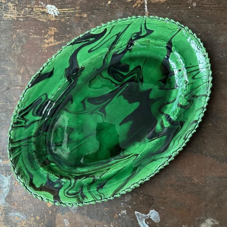 French Marbled Pottery
