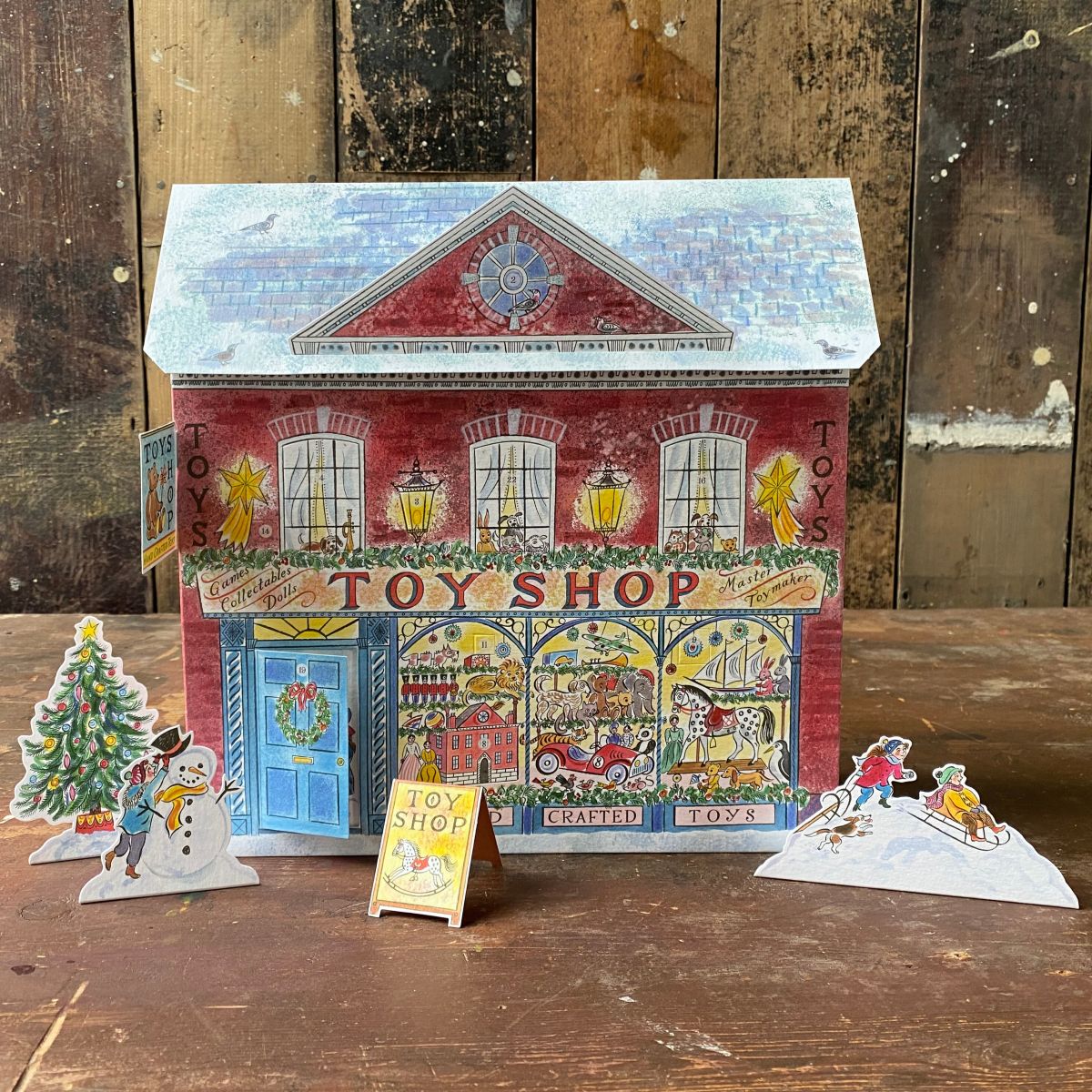 Emily Sutton Toy Shop Advent Calendar Tinsmiths Ledbury
