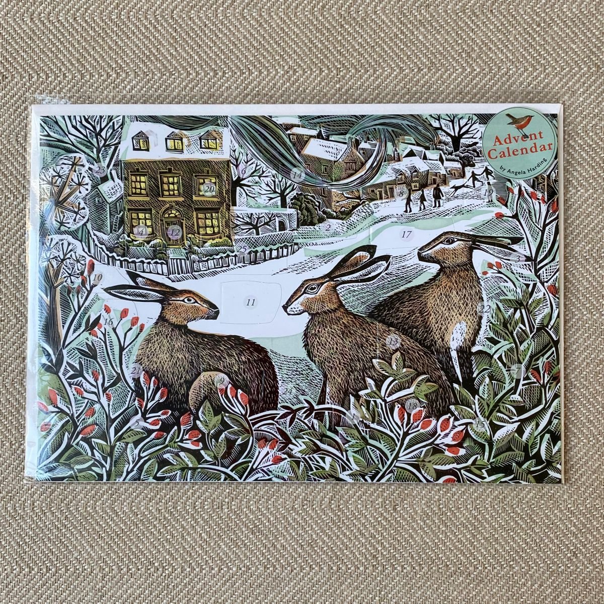 Angela Harding Advent Card Tinsmiths Ledbury