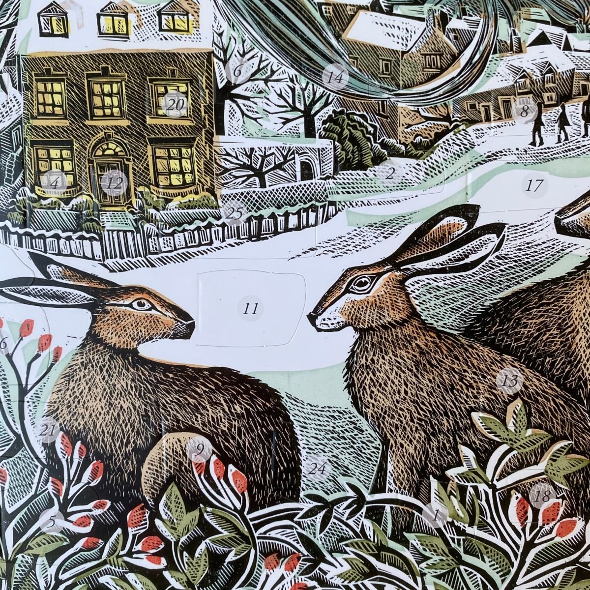 Angela Harding Advent Card Tinsmiths Ledbury