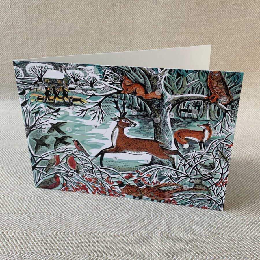 Angela Harding Advent Card Tinsmiths ledbury
