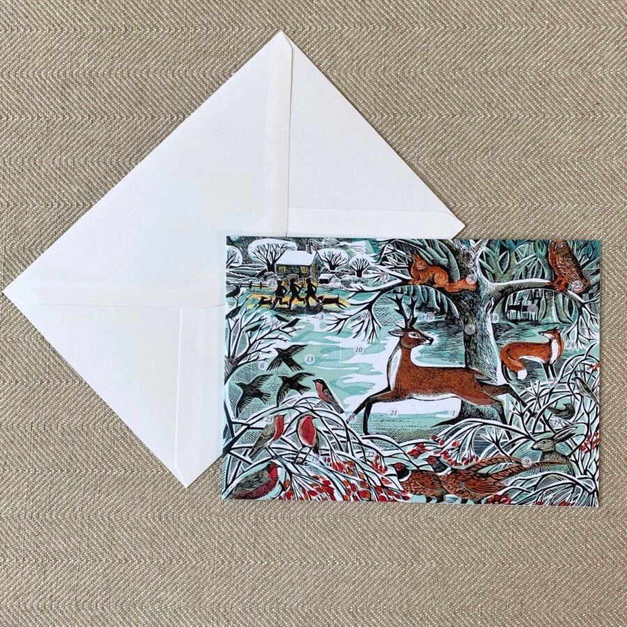 Winter Wonderland Advent Calendar Card - Image 4