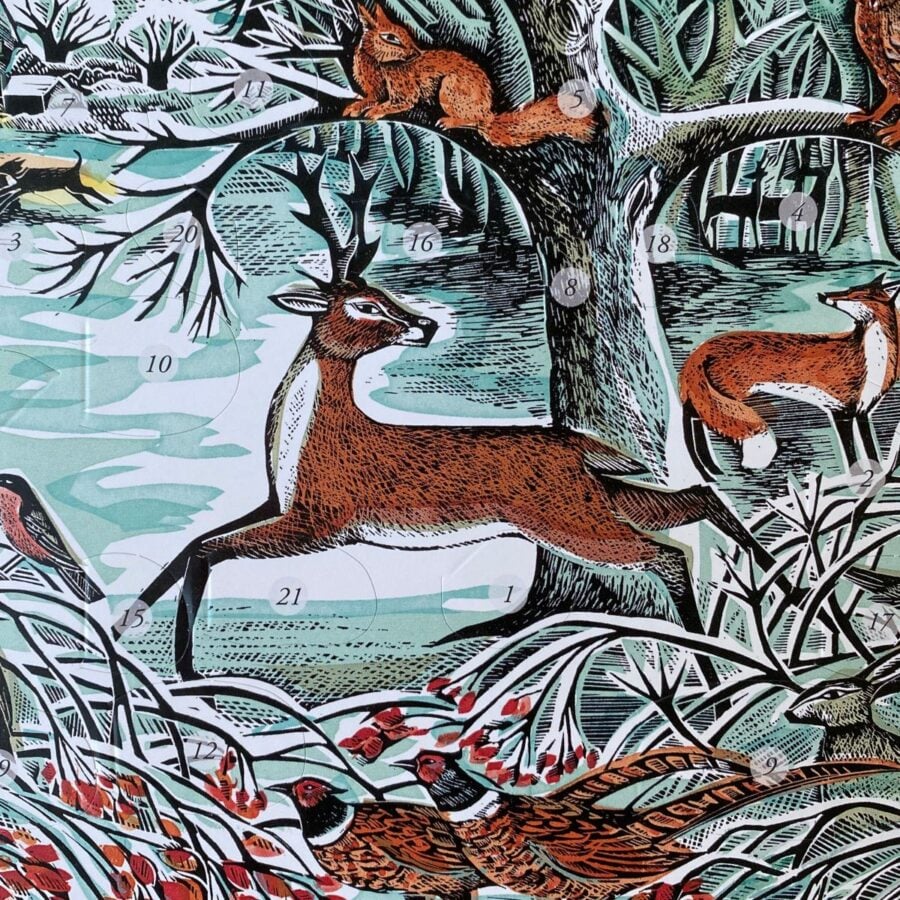 Angela Harding Advent Card Tinsmiths ledbury