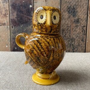 Carole Glover Slipware Ozzy Owl Jug Ceramic Pottery Tinsmiths Ledbury