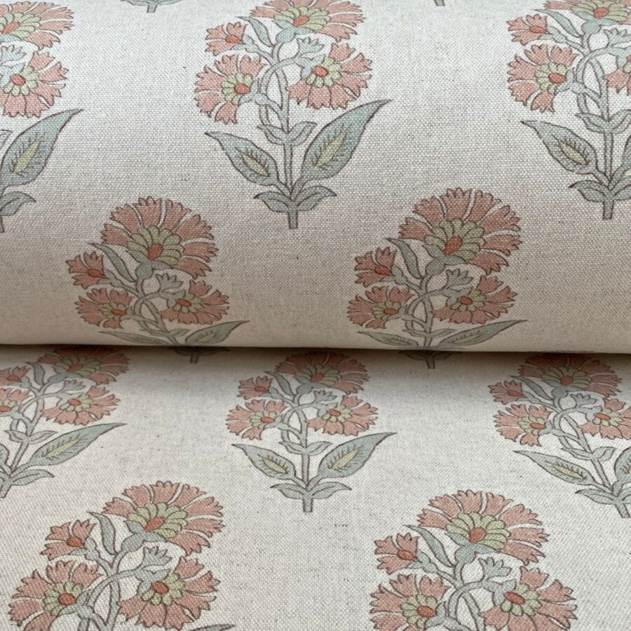 Extra Wide Avebury Fleur Blush & Duckegg - Image 3