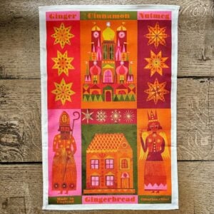 Marion Elliott Christmas Tea Towel