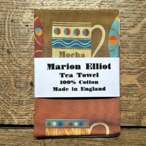 Marion Elliot Mocha Ware Tea Towel