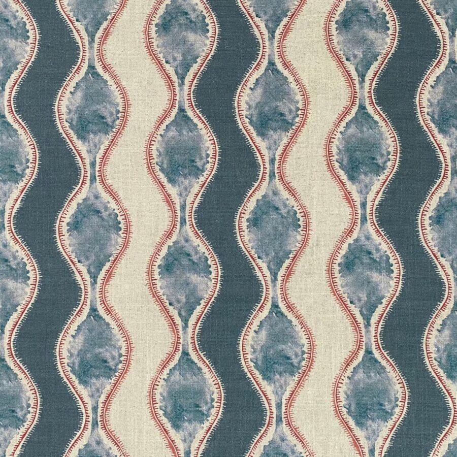 Sissinghurst Stripe Print Fabric Cloth Tinsmiths Ledbury