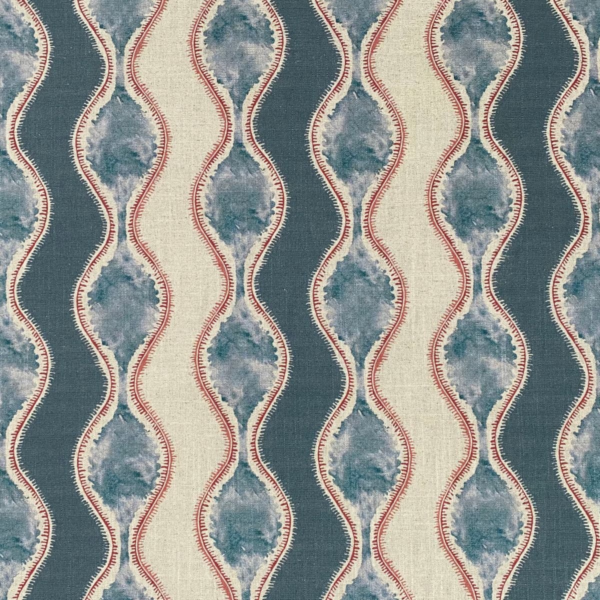 Sissinghurst Stripe Print Fabric Cloth Tinsmiths Ledbury