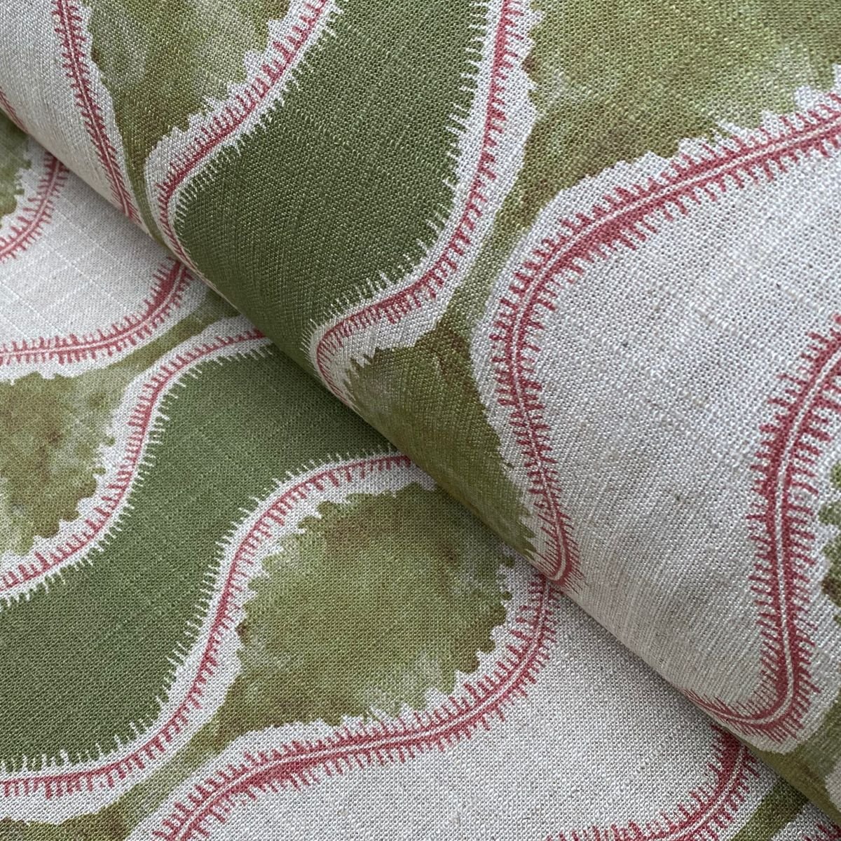 Sissinghurst Stripe Print Fabric Cloth Tinsmiths Ledbury