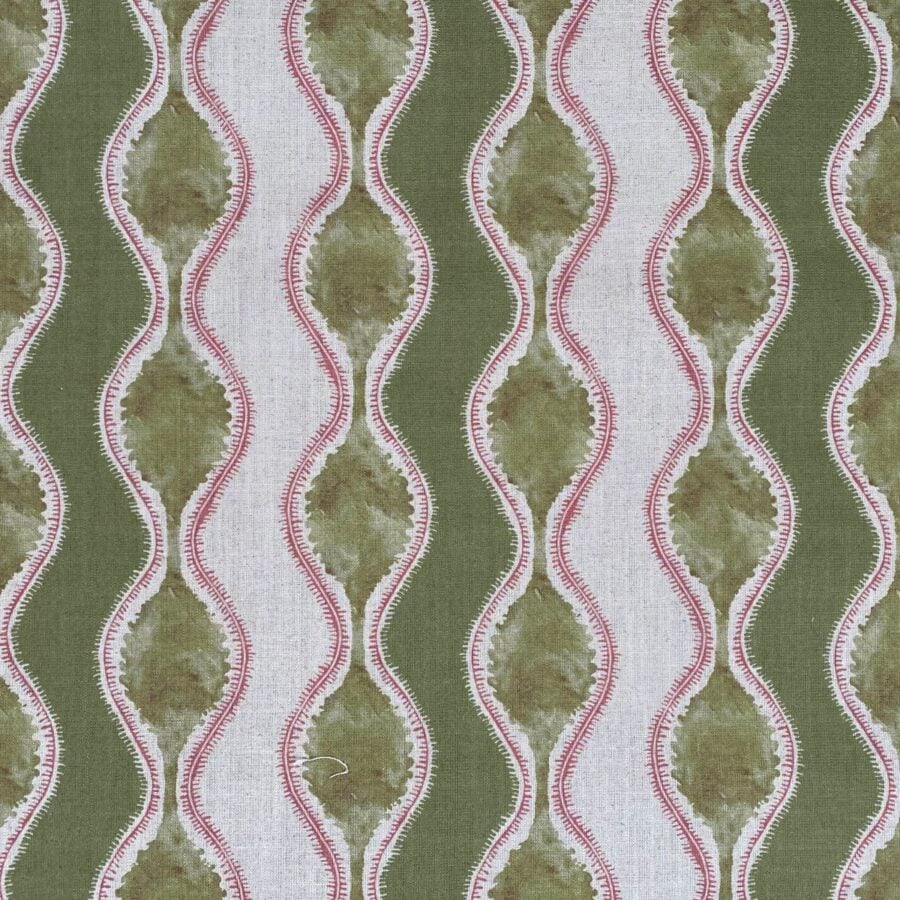 Sissinghurst Stripe Print Fabric Cloth Tinsmiths Ledbury
