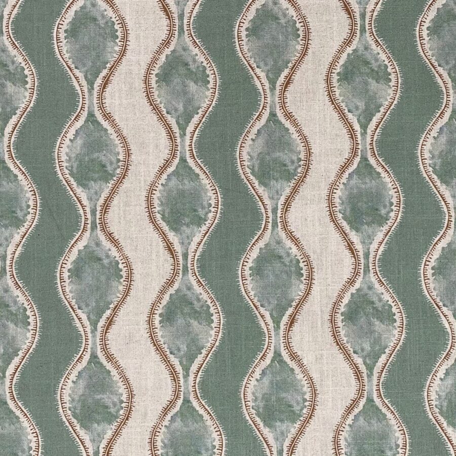 Sissinghurst Stripe Print Fabric Cloth Tinsmiths Ledbury