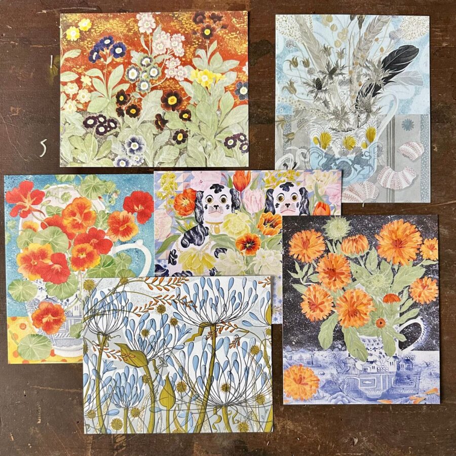 Angie Lewin Postcards Floral Watercolours & Prints - Image 3