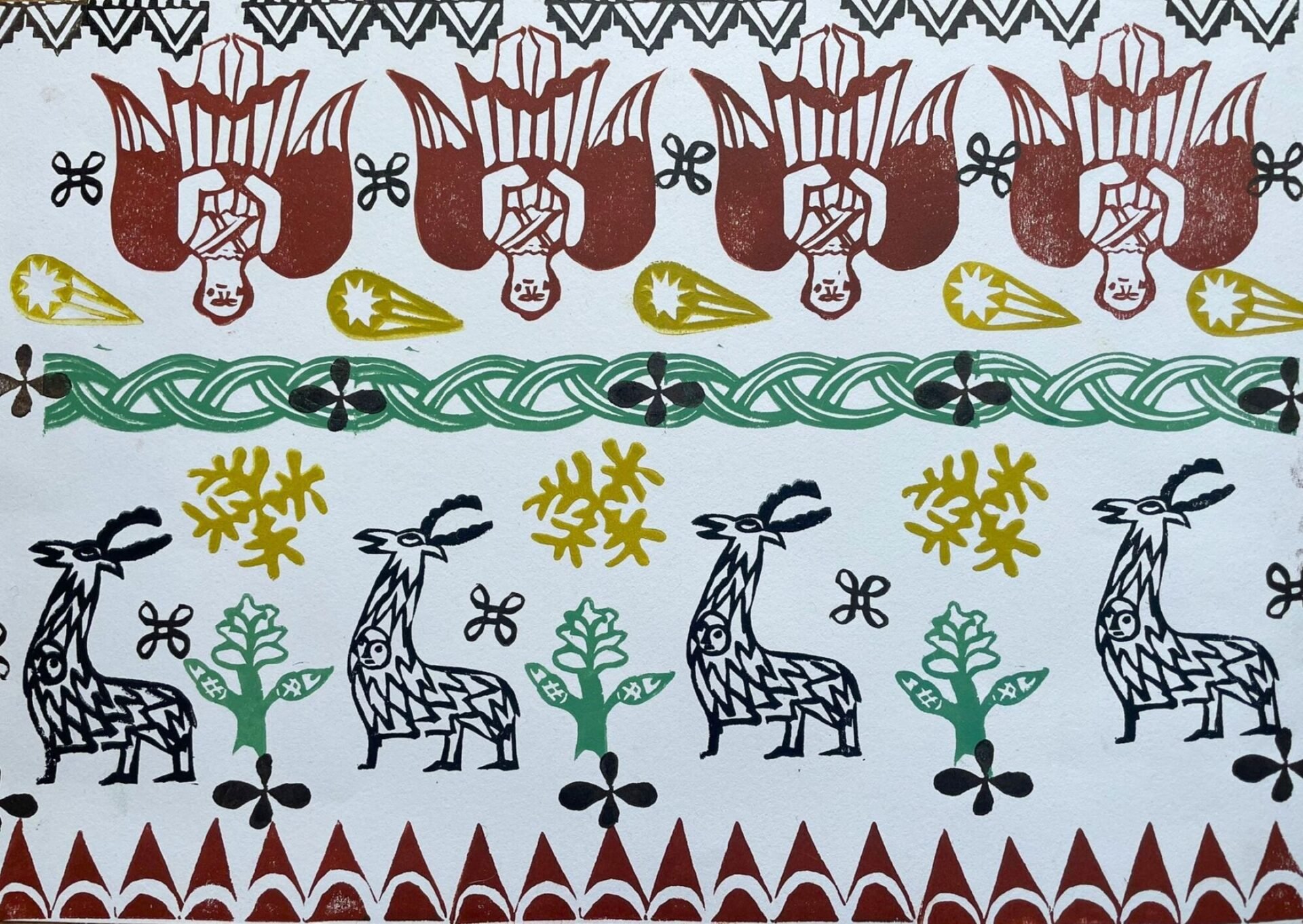 Christmas Stamp Printing Workshop with Desdemona McCannon