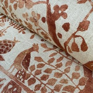 Tinsmiths Oxiana Extra Wide Fabric Burnt Umber