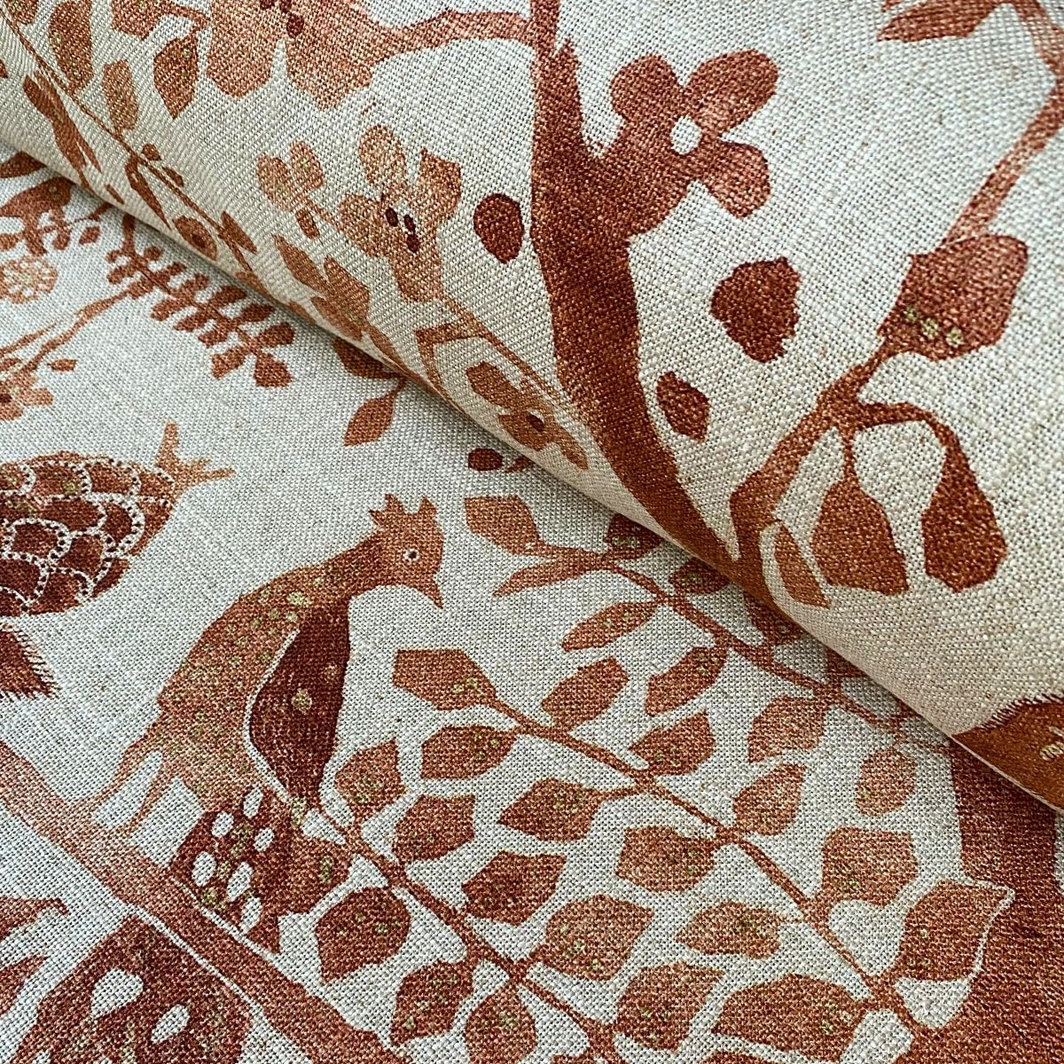 Tinsmiths Oxiana Extra Wide Fabric Burnt Umber