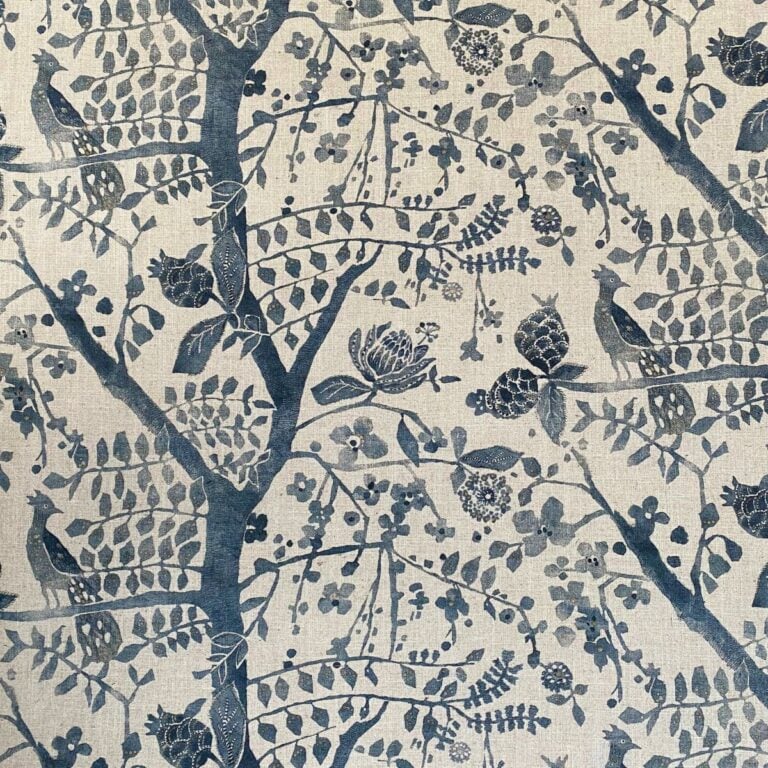 Tinsmiths Oxiana Extra Wide Fabric Indigo