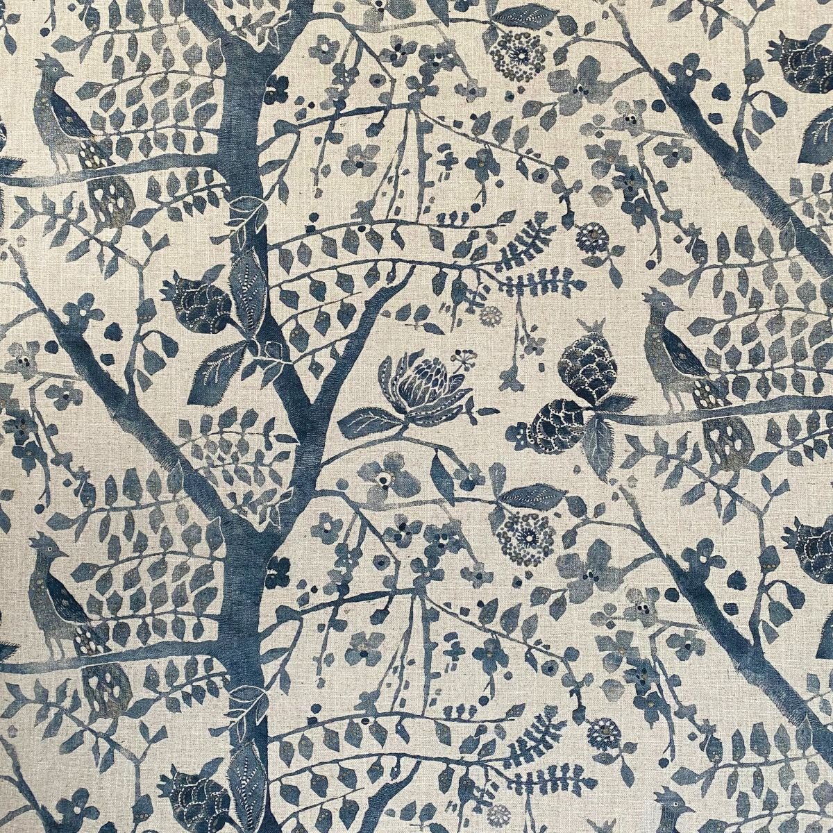 Tinsmiths Oxiana Extra Wide Fabric Indigo