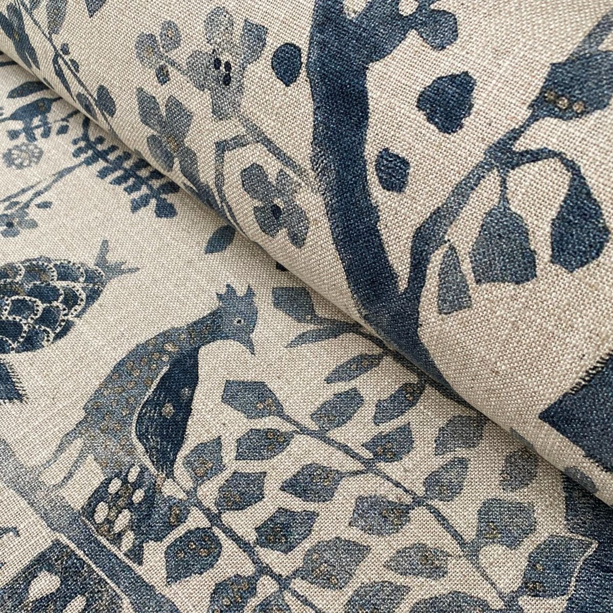 Tinsmiths Oxiana Extra Wide Fabric Indigo