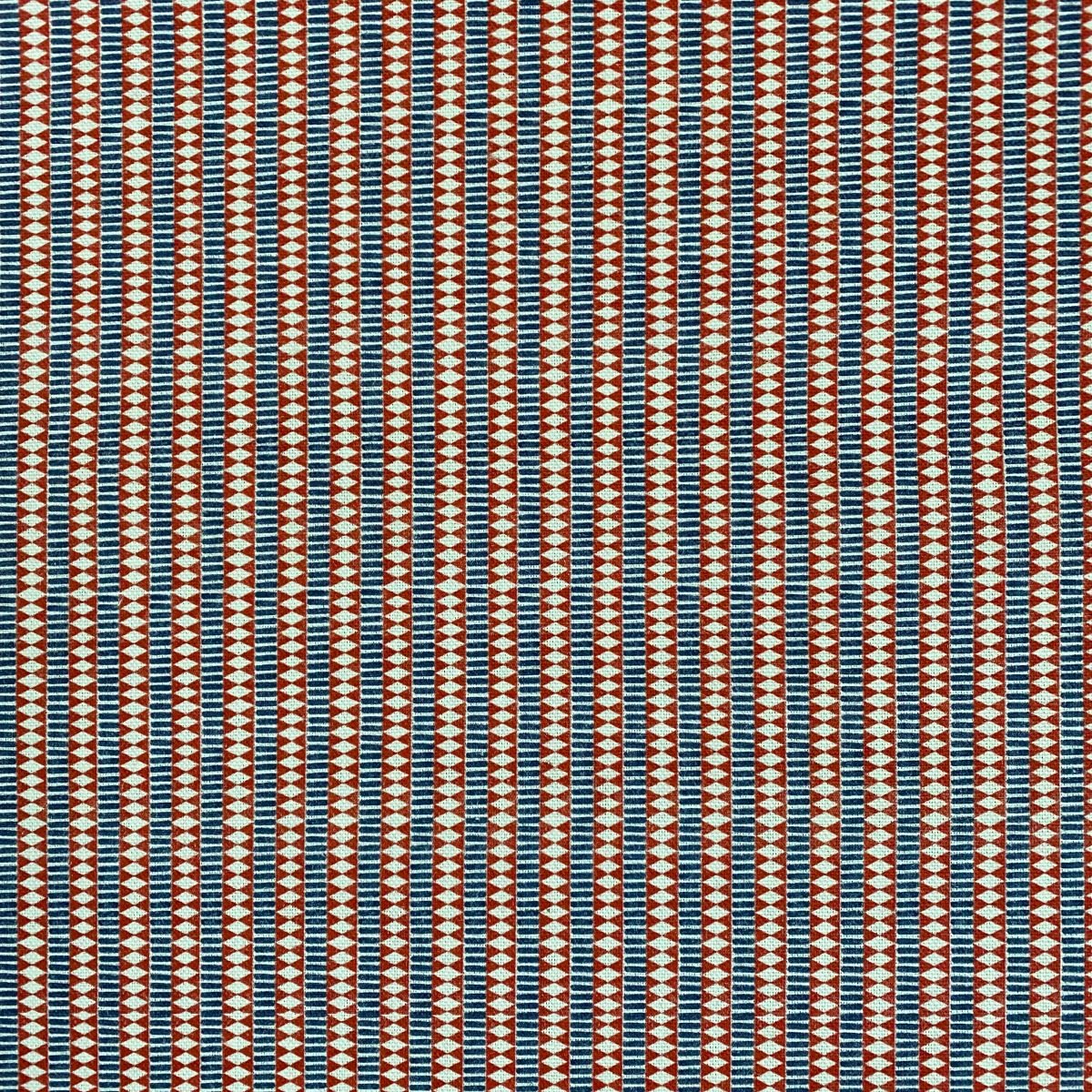 Mexica Stripe Red & Indigo - Image 2