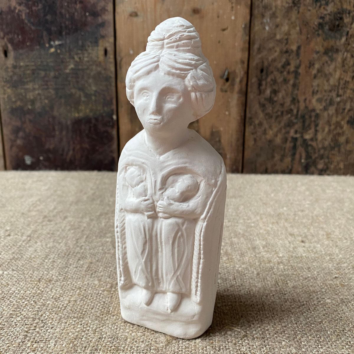 Tinsmiths clay Roman Goddess Figure Dea Nutrix