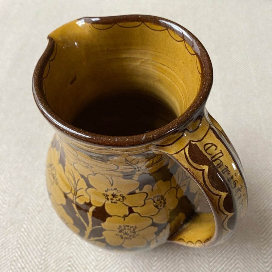 Katie B Morgan Slipware Jug SORMK2 Christina Rossetti - Image 6